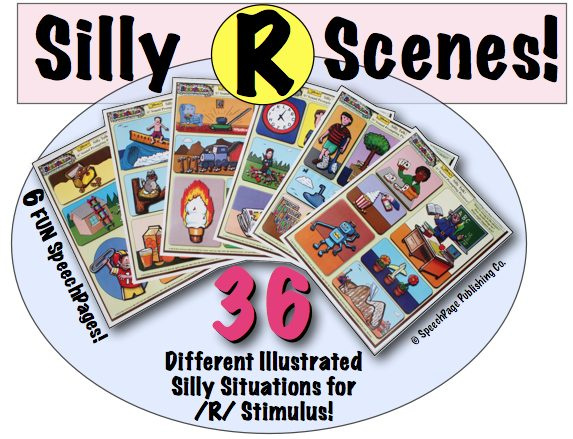 Silly Scene Talk Prompts 6A!  R-Themes